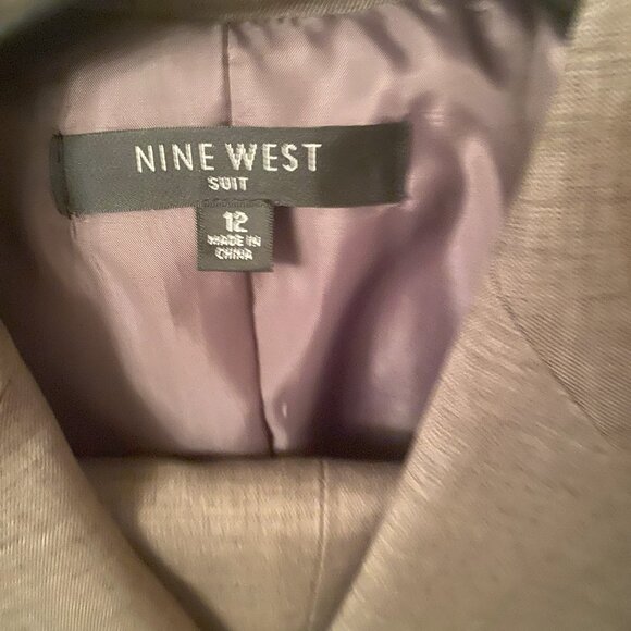 NINE WEST PANTS SUIT GRAY COLOR SIZE 12 PC 2 - Picture 3 of 3